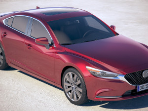 Mazda 6 Sedan 2018 3D Model