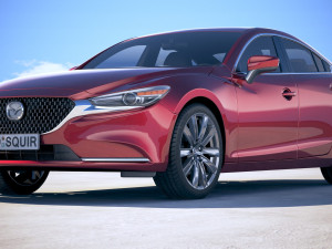 Mazda 6 Sedan 2018 3D Model