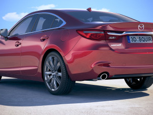 Mazda 6 Sedan 2018 3D Model