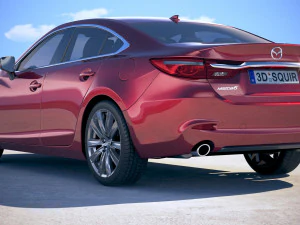 Mazda 6 Sedan 2018 3D Model