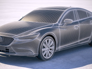 Mazda 6 Sedan 2018 3D Model