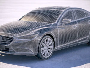Mazda 6 Sedan 2018 3D Model