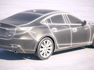 Mazda 6 Sedan 2018 3D Model