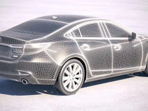 Mazda 6 Sedan 2018 3D Model