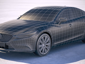 Mazda 6 Sedan 2018 3D Model