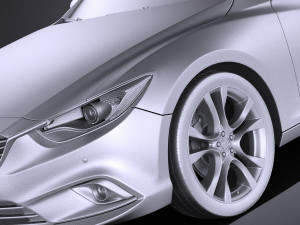 Mazda 6 Sedan 2015 vray 3D Модель