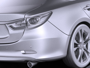 Mazda 6 Sedan 2015 vray 3D Модель