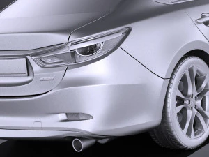 Mazda 6 Sedan 2016 vray 3D Model
