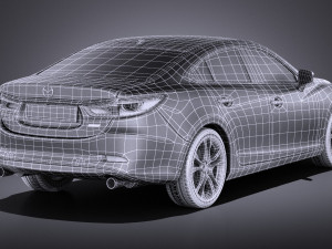 Mazda 6 Sedan 2016 vray 3D Model