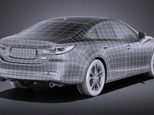 Mazda 6 Sedan 2016 vray 3D Model