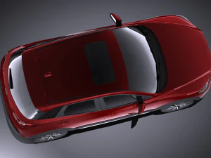 Mazda CX-3 2017 vray 3D Model