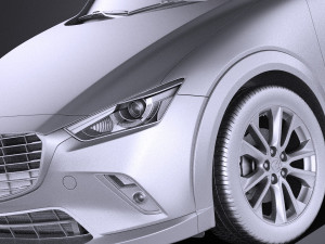 Mazda CX-3 2017 vray Modelo 3D