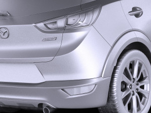 Mazda CX-3 2017 vray Modelo 3D