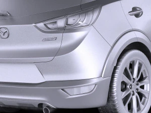 Mazda CX-3 2017 vray 3D Model