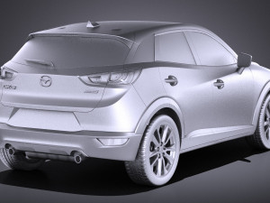 Mazda CX-3 2017 vray Modelo 3D