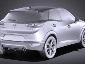 Mazda CX-3 2017 vray 3D Model