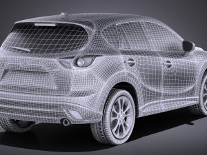 Mazda CX-5 2015 vray 3D Model