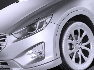 Mazda CX-5 2016 vray Model 3D