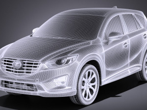 Mazda CX-5 2016 vray Model 3D
