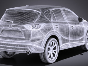 Mazda CX-5 2016 vray Model 3D
