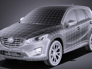 Mazda CX-5 2016 vray Model 3D