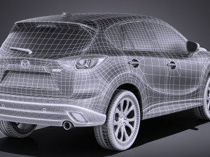 Mazda CX-5 2016 vray Model 3D