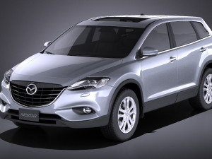 mazda cx-9 2015 vray 3D Model