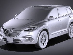 Mazda CX-9 2015 vray Model 3D