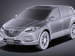 Mazda CX-9 2015 vray Model 3D