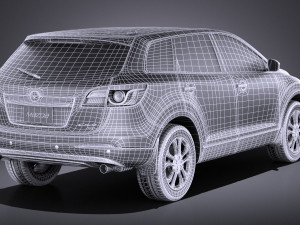 Mazda CX-9 2015 vray Model 3D