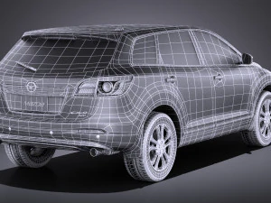 Mazda CX-9 2015 vray 3D Model