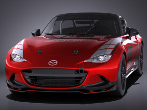 Mazda MX-5 2016 Cup Race Car vray 3Dモデル
