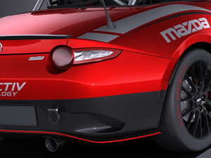 Mazda MX-5 2016 Cup Race Car vray 3Dモデル