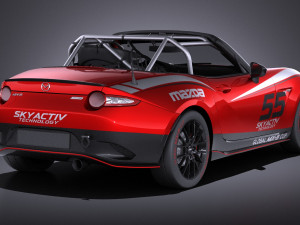 Mazda MX-5 2016 Cup Race Car vray 3Dモデル