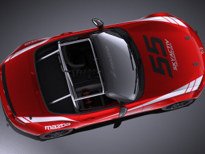Mazda MX-5 2016 Cup Race Car vray 3Dモデル