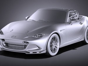 Mazda MX-5 2016 Cup Race Car vray 3Dモデル