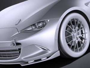 Mazda MX-5 2016 Cup Race Car vray 3Dモデル