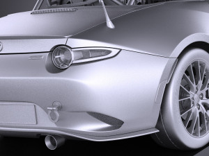 Mazda MX-5 2016 Cup Race Car vray 3Dモデル