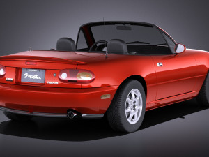 Mazda MX-5 Miata 1989-1997 vray 3D Model
