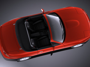 Mazda MX-5 Miata 1989-1997 vray 3D Model