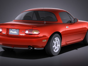 Mazda MX-5 Miata 1989-1997 vray 3D Model