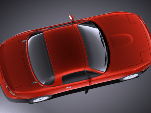 Mazda MX-5 Miata 1989-1997 vray 3D Model