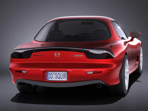 Mazda RX-7 1992-1996 vray 3D Model