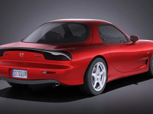 Mazda RX-7 1992-1996 vray 3D Model