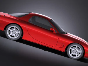 Mazda RX-7 1992-1996 vray 3D Model
