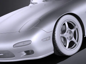 Mazda RX-7 1992-1996 vray 3D Model
