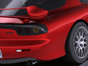Mazda RX-7 1998-2002 vray 3D Model