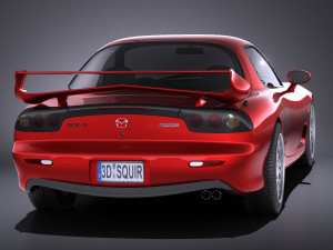 Mazda RX-7 1998-2002 vray 3D Model