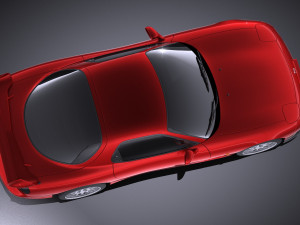 Mazda RX-7 1998-2002 vray 3D Model
