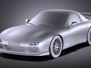 Mazda RX-7 1998-2002 vray 3D Model